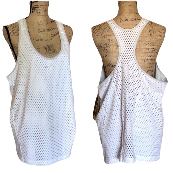 NIKE Tank Too Vintage Band Grey Sleeveless REVERSIBLE Racerback Tee X-LARG…NWT - Picture 3 of 10